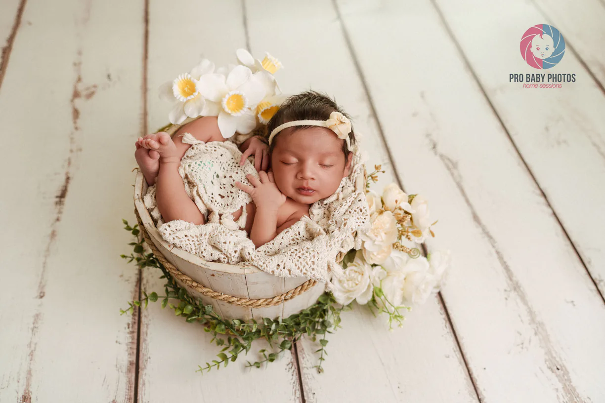 At-home newborn photography example 3