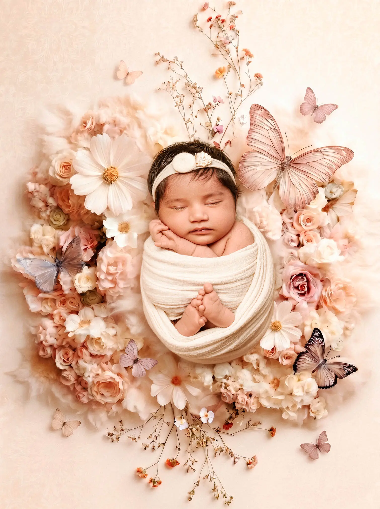 Close newborn portrait 1